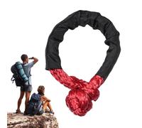 Grillete suave sintético,Grillete flexible,Cuerda de recuperación de carreteras sintética resistente | Grilletes de remolque todoterreno con recuperación de fuerza, grillete suave para reemplazar la