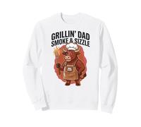 Grillin Dad Smoke & Sizzle BBQ Humor Grilling Champ Chistes Sudadera