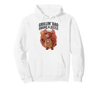 Grillin Dad Smoke & Sizzle BBQ Humor Grilling Champ Chistes Sudadera con Capucha