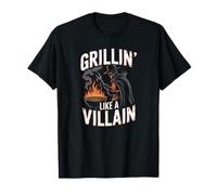 Grillin' Like A Villain Grill BBQ Camiseta