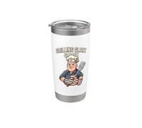 Grilling Glory Garage Patriotismo Amer Patriótico Vaso térmico de acero inoxidable de doble pared