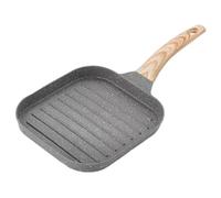Grilling Pan for Grill, Nonstick Skillet for Stove, 420g Multi-functional Versatile Frying Pan, Nonstick Griddle for Steak, Bacon, and Eggs, 14.57x7.48x0.98 Inches