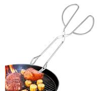 Grilling Tongs - Non-Stick Heat Resistant Food Tongs | Multi Purpose Cooking Food Clip |Stainless Steel Grill Tong | Grilling Serving Tong for Bbq, Backyard, Picnic, Camping, Restaurant, Hotel