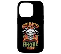 Grillmaster de Day Ghoul by Night BBQ Halloween Carcasa para iPhone 14 Pro
