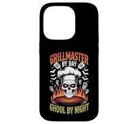 Grillmaster de Day Ghoul de Night Skull BBQ Carcasa para iPhone 14 Pro