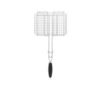 GRILLMEISTER Cesta para parrilla / Set de cesta cilíndrica / Soporte para pescado / Soporte para hamburguesas (Cesta para parrilla de verduras)
