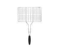 GRILLMEISTER Cesta para parrilla / Set de cesta cilíndrica / Soporte para pescado / Soporte para hamburguesas (Porta hamburguesas)