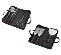GRILLMEISTER Set de utensilios de acero inoxidable para barbacoa / Set de espátulas de acero inoxidable para barbacoa