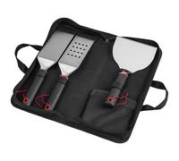 GRILLMEISTER Set de utensilios de acero inoxidable para barbacoa / Set de espátulas de acero inoxidable para barbacoa (Grillspachtel)