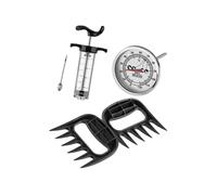 GRILLMEISTER Set para hamburguesas / Set para pulled pork (kit de iniciación bbq)