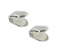 Grills Dentales Hip Hop Tooth Single Grill Brazes Plateados Chapados Plateados 2 PCS Tapa de Dientes Buce para El Rapero Accesorios de Disfraces de Halloween de Halloween