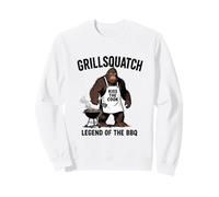 Grillsquatch Legend of The BBQ Funny Bigfoot Grill Sudadera