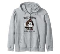 Grillsquatch Legend of The BBQ Funny Bigfoot Grill Sudadera con Capucha