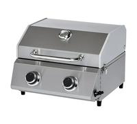 Grillstar Barbacoa de gas de mesa Atlanta 200 T (Superficie de la parrilla (An x Pr): 40 x 33 cm, 4,4 kW, Número de quemadores: 2)