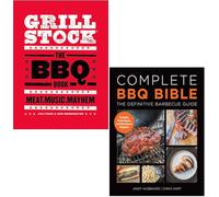 Grillstock The Bbq Book By Jon Finch, Ben Merrington & Complete Bbq Bible The Definitive Barbecue Guide By Andy Husbands, Chris Hart 2 Books Collection Set