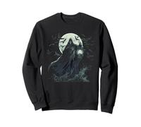 Grim Lantern Reaper - Crowstorm Moon Dark Art Sudadera