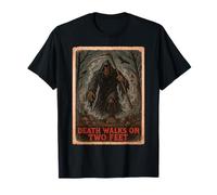 Grim Reaper Bigfoot - Divertido póster de Sasquatch de Halloween Camiseta