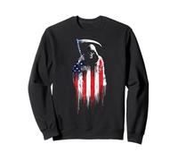 Grim Reaper Death, Bandera Estadounidense, Amante del Graffiti por Goteo Sudadera