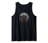 Grim Reaper Death Skeleton American Flag War Soldier Camiseta sin Mangas