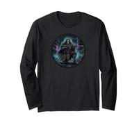 Grim Reaper Death Skeleton American Flag War Soldier Manga Larga