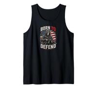 Grim Reaper Death Skeleton Halloween American Flag Camiseta sin Mangas