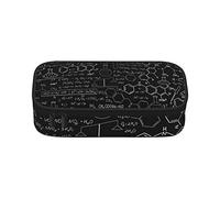 Grim-Reaper - Estuche para lápices de gran capacidad, bolsa de papelería de oficina, bolsa de cosméticos con compartimentos para niñas, niños y adultos, ilustración abstracta de ciencia química, talla única 3D