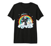 Grim Reaper Riding Unicorn | Aesthetic Pastel Goth Girls Camiseta Premium
