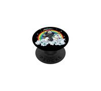 Grim Reaper Riding Unicorn | Aesthetic Pastel Goth Girls PopSockets PopGrip Adhesivo