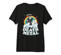 Grim Reaper Riding Unicorn | Death Metal Pastel Goth Camiseta Premium