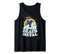 Grim Reaper Riding Unicorn | Death Metal Pastel Goth Camiseta sin Mangas