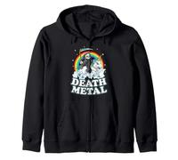 Grim Reaper Riding Unicorn | Death Metal Pastel Goth Sudadera con Capucha