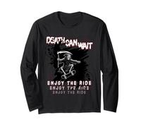 Grim Reaper Skater Skater Streetwear Manga Larga