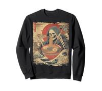 Grim Reaper The Death Skeleton Vintage Ramen Fideos japoneses Sudadera