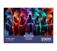 Grim Reapers Colorful Piezas De Ajuste Seguro Apto para Relax Prolongado, Entrenamiento Mental Y Tiempo Libre Personal 52x38cm/1000pcs