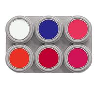 Grimas - Maquillaje al Agua Pure, Paleta F6, Color flúor (20602000F6)