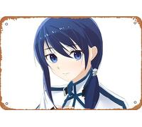 Grimgar Of Fantasy And Ash, Mary (Grimgar Of Fantasy And Ash) Póster de anime para decoración de pared del hogar, letrero de metal retro de 20 x 30 cm
