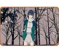 Grimgar Of Fantasy And Ash, Mary (Grimgar Of Fantasy And Ash) Póster de anime para decoración de pared del hogar, letrero de metal retro de 20 x 30 cm