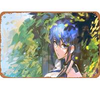 Grimgar Of Fantasy And Ash, Mary (Grimgar Of Fantasy And Ash) Póster de anime para decoración de pared del hogar, letrero de metal retro de 20 x 30 cm