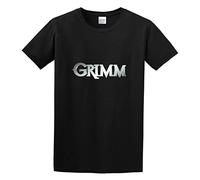 Grimm Return Premiere Logo Unisex 100% Cotton Short-Sleeve T-Shirts Black XXL