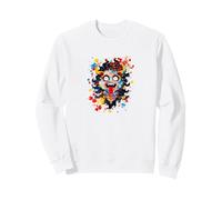 Grimmasse Fratze China t-Shirt Motivo, Tradicional máscara Sudadera