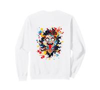 Grimmasse Fratze China t-Shirt Motivo, Tradicional máscara Sudadera