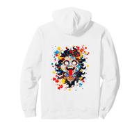 Grimmasse Fratze China t-Shirt Motivo, Tradicional máscara Sudadera con Capucha