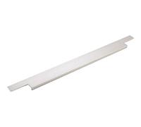 GRIMME Arrecife - Tirador para muebles (596 mm de ancho, aluminio y acero inoxidable, acabado mate)
