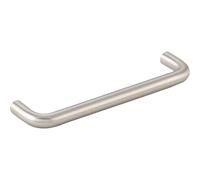 GRIMME Mango Orotavo LA 128 mm - Tirador elegante - Tirador para muebles ancho 138 mm, acero inoxidable efecto