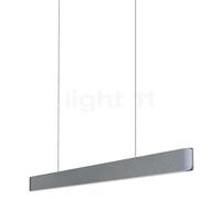 GRIMMEISEN Onyxx Linea Pro, lámpara de suspensión LED, aspecto concreto/plateado
