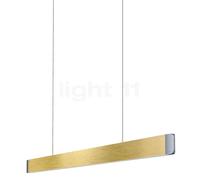 GRIMMEISEN Onyxx Linea Pro, lámpara de suspensión LED, dorada/plateado