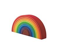 Grimm's Spiel und Holz Design 12 Piezas Arco Iris Grande