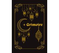 Grimoire: Book of Shadows for Witches, Wiccans | Blank Lined Celestial Journal With Moon and Stars