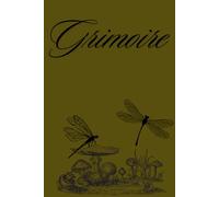 Grimoire Notes Journal for spooky season, Halloween enthusiast, Witchy mushroom edition