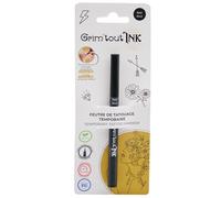 GRIM'TOUT - Rotuladores negros para tatuajes temporales - Juego de rotuladores seguros para la piel para arte corporal y dibujos efímeros - Resistente al agua